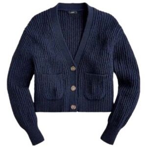 JCrew Patch pocket chunky knit